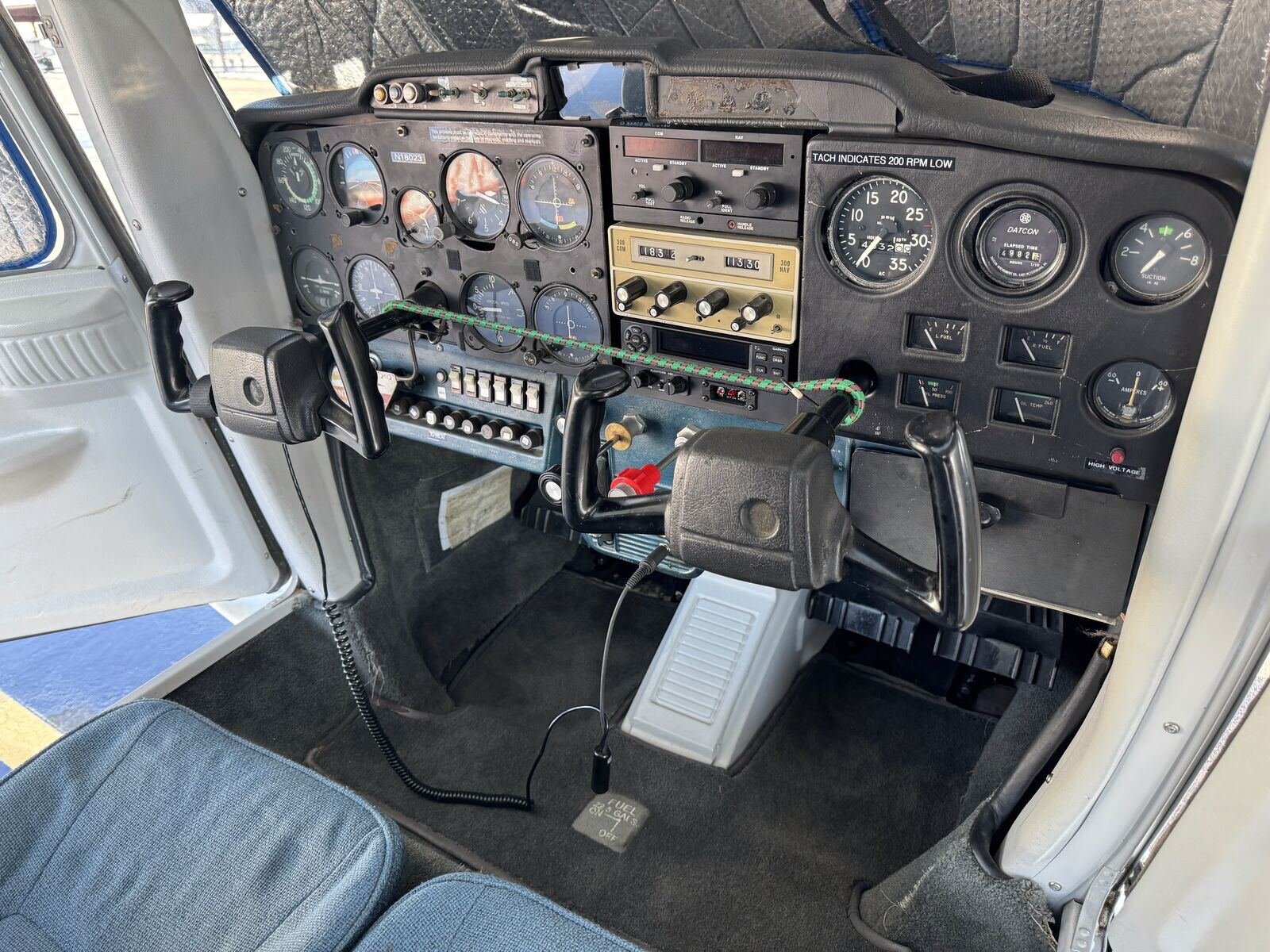 Instrument panel and radios